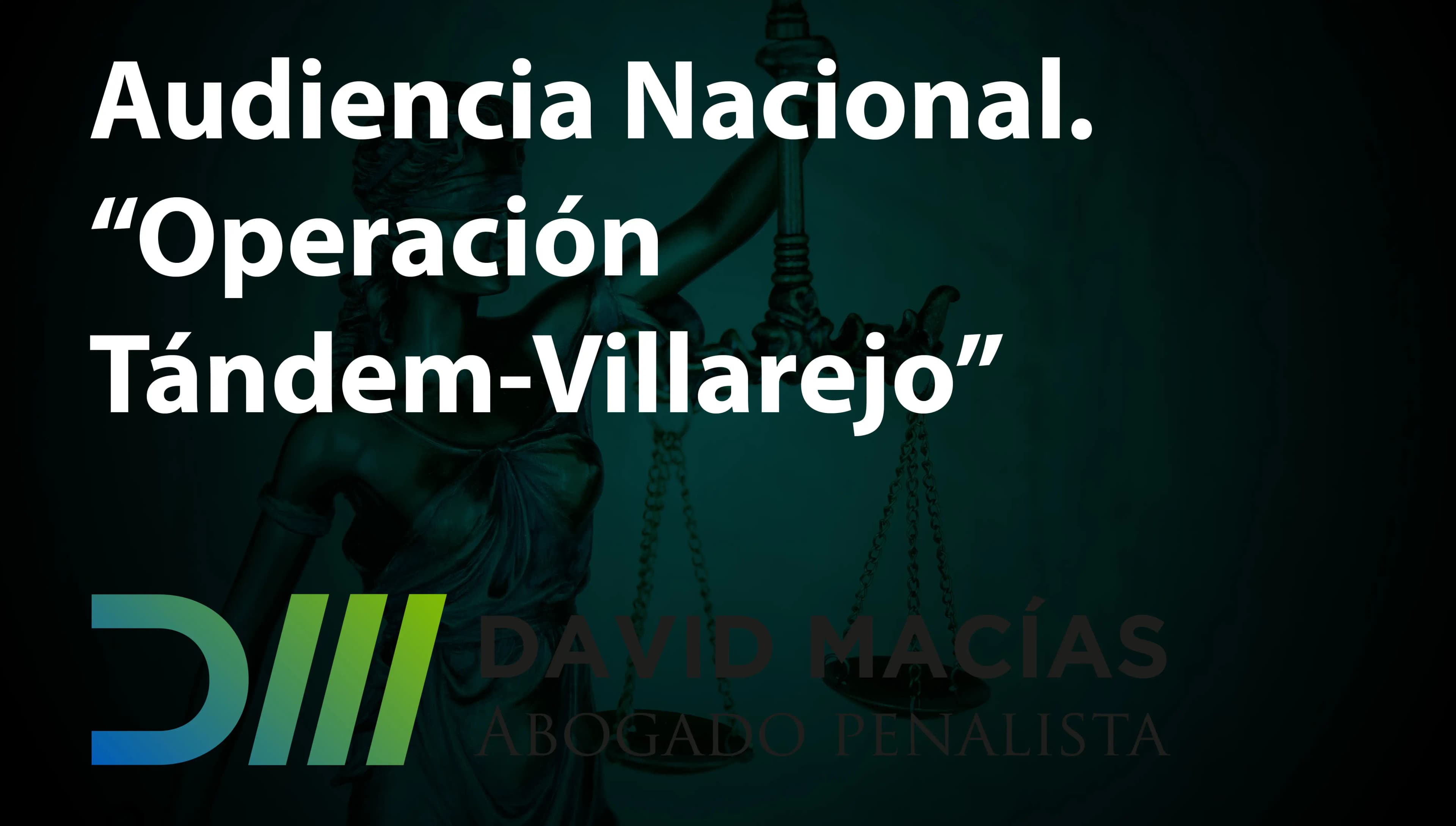 Audiencia nacional: operación tándem-villarejo