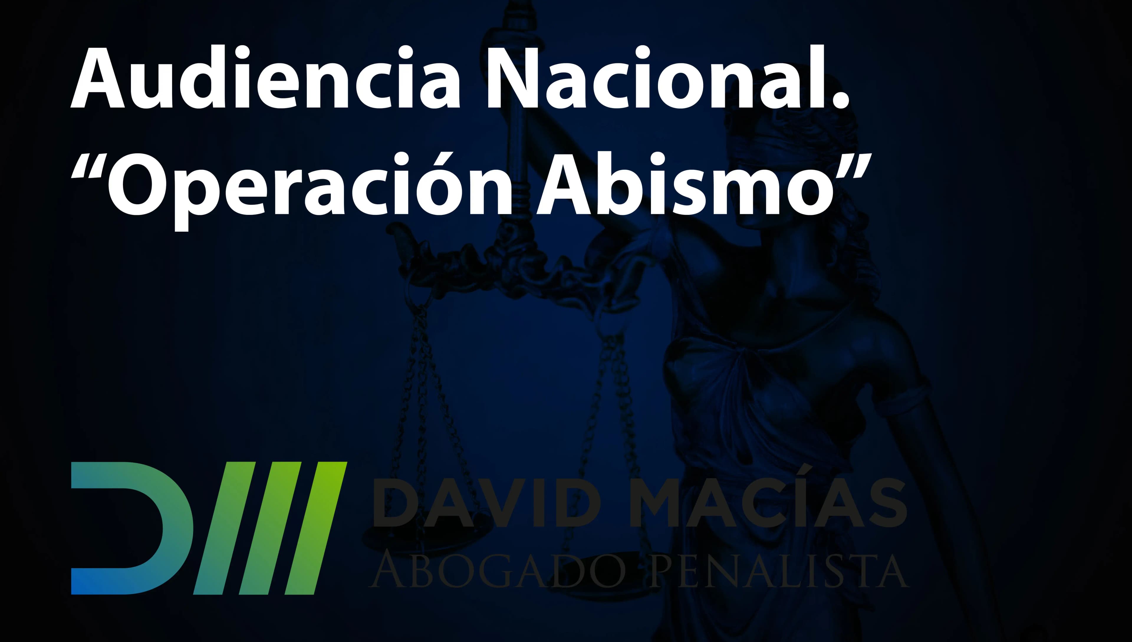 Audiencia nacional: operación abismo