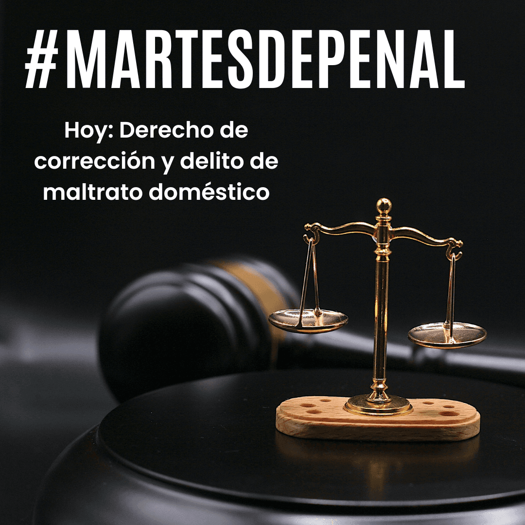 Derecho de corrección sobre los menores y delito de maltrato doméstico
